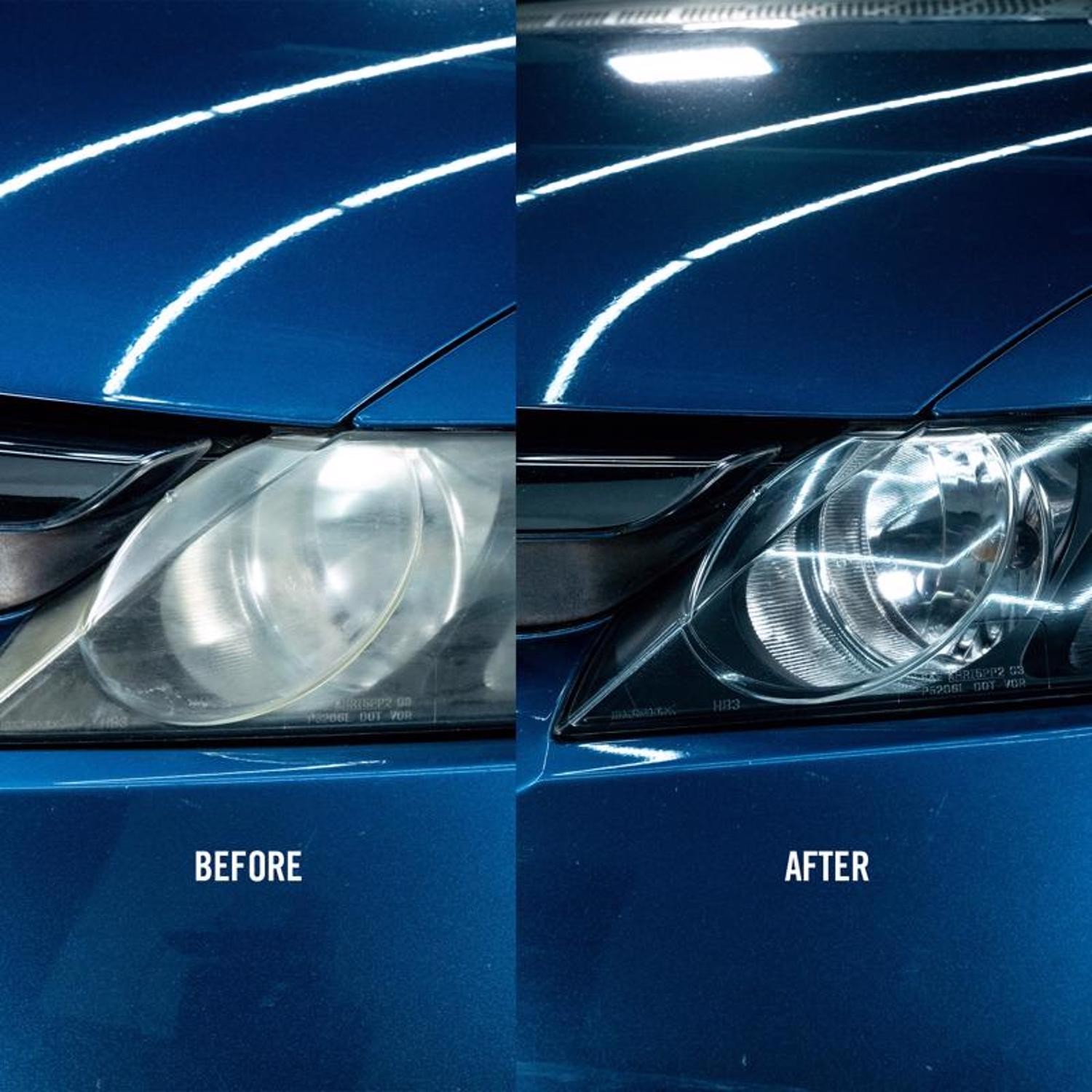 Turtle Wax Glass/Metal/Plastic Headlight Restorer Kit