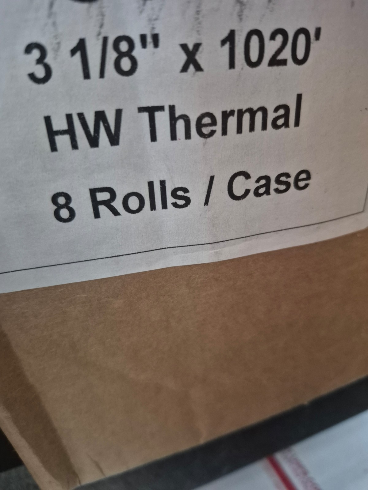3 1/8″ X 1020′ HEAVY WEIGHT THERMAL ATM PAPER Nautilus Hyosung Genmega (1-ROLL)