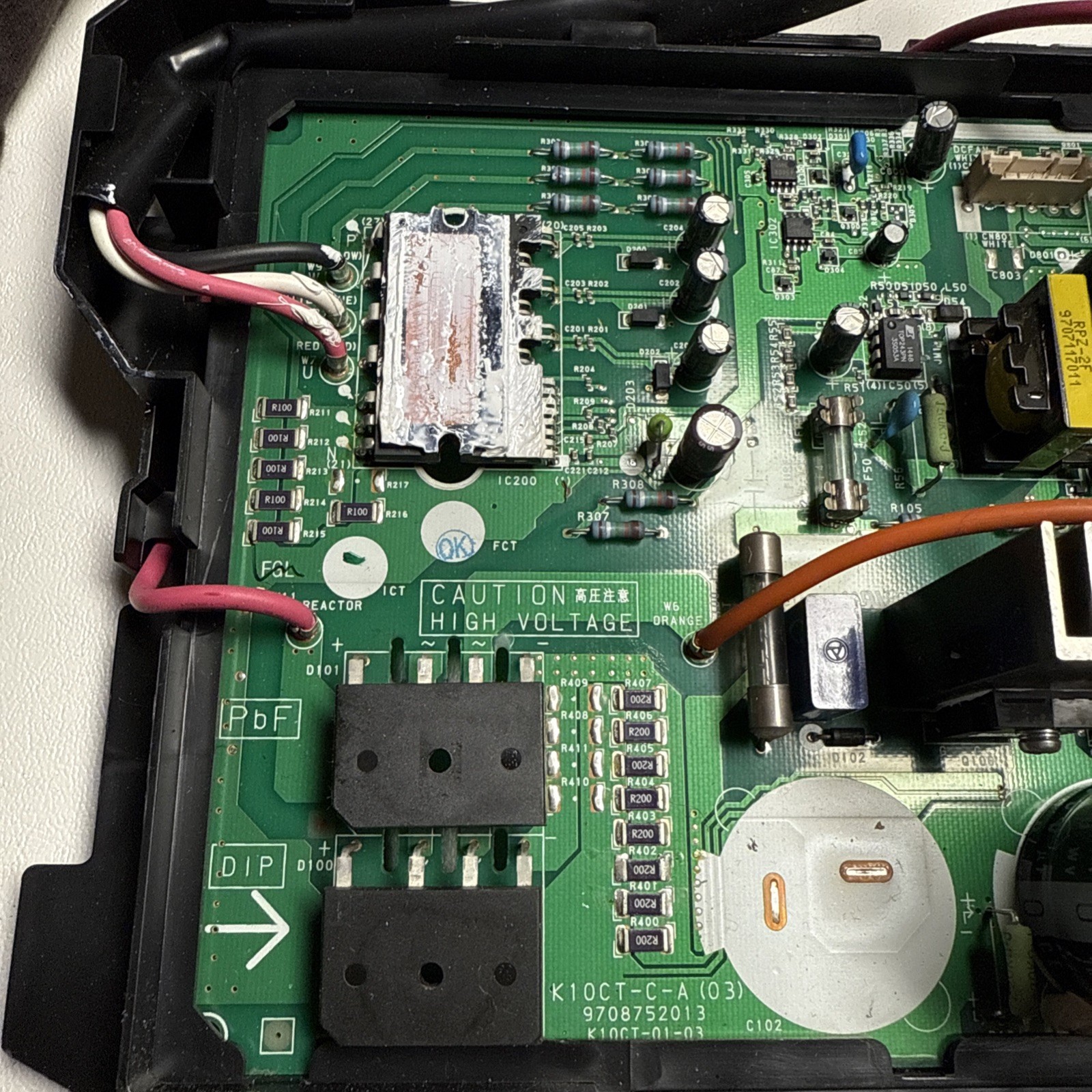 Used Fujitsu PCB Board Inverter Air Conditioner K10CT-C-A 9708752013