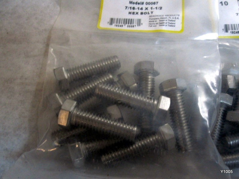 Seachoice 7/16-14 x 1 1/2 Hex Cap Screw SS 10/ Sc0121 00067