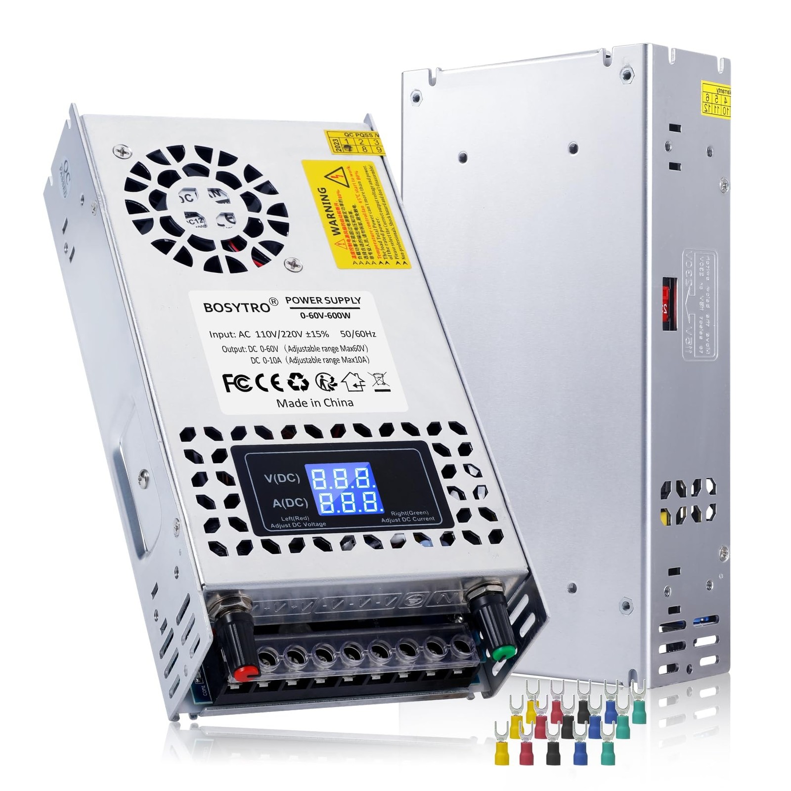 60V Adjustable dc Power Supply 600W,Switching Power Supply AC 110V/220V to DC…