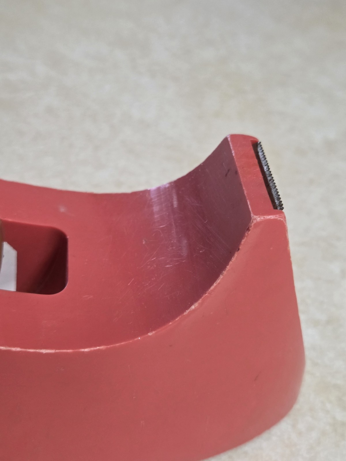 Vintage Scotch C-15 Pink Coral Tape Dispenser 3M Original Label MCM USA 1950s
