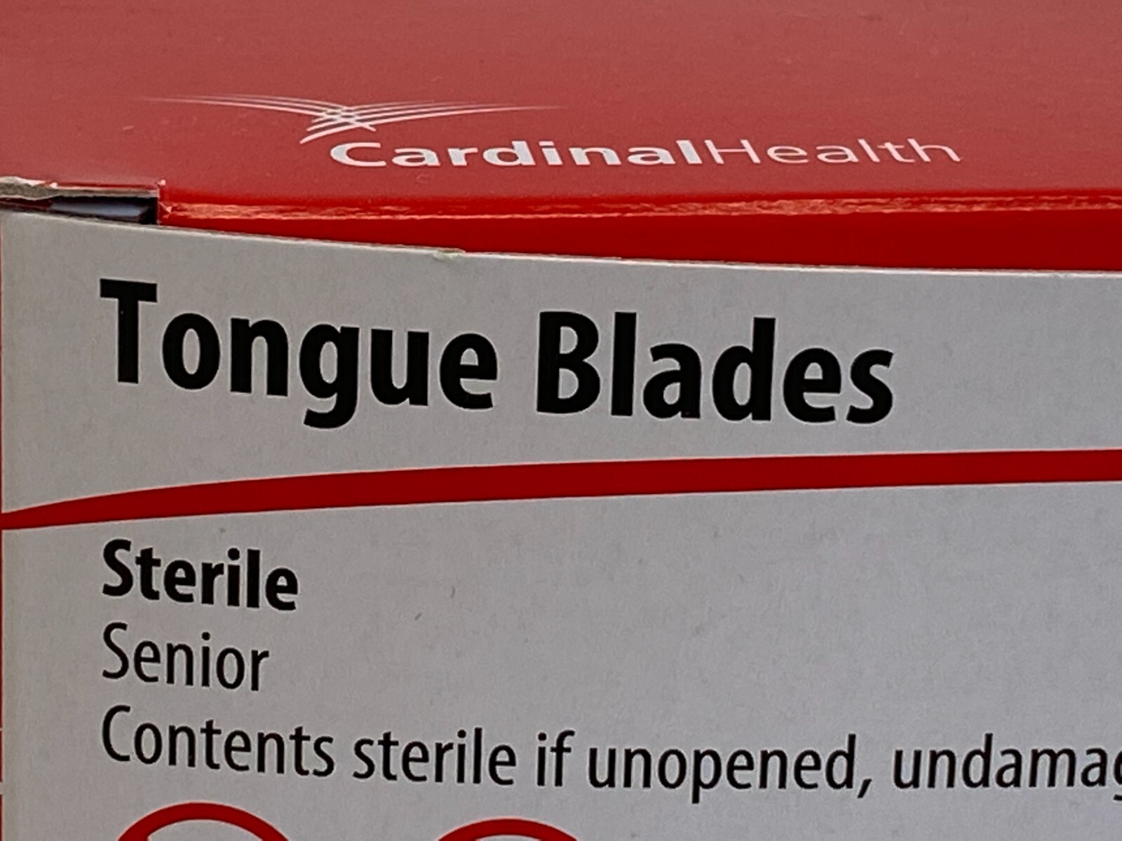 H17: 3 Boxes (100/Box) Cardinal Health C1560-006 Tongue Depressors Exp. 07-2024