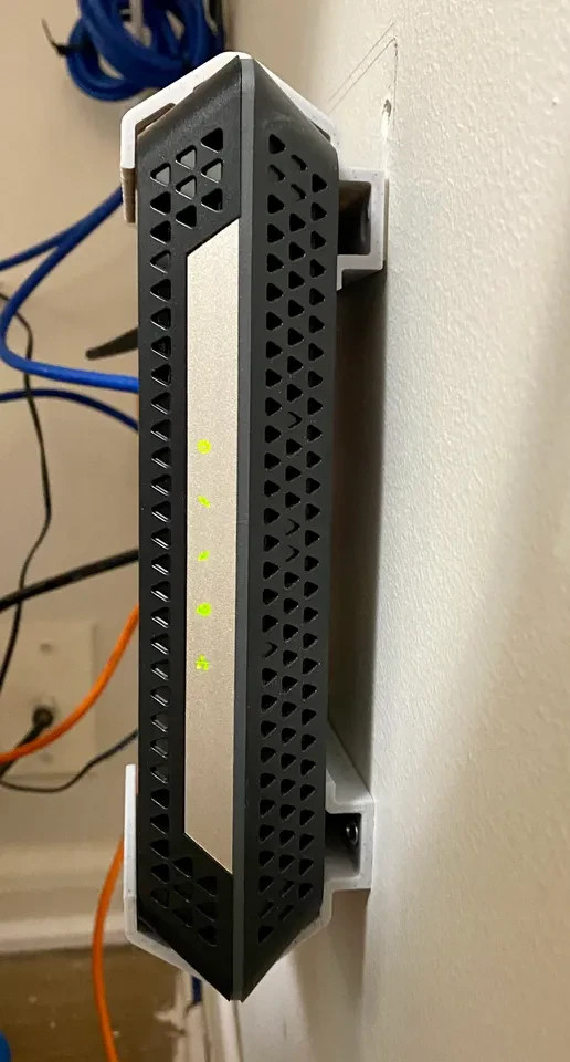 Netgear CM600 / CM1000 / CM1150/ CM1200 Cable Modem Wall Mount x2 Mounts