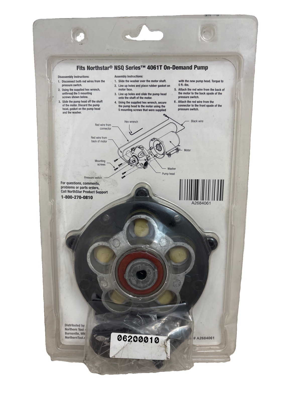 NorthStar NSQ Series 12V On-Demand Pump Replacement Head 4061T 4.0 GPM, 60 PSI