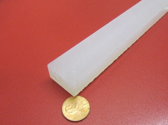 Polypropylene Bar 1/2″ Thick x 1.0″ Wide x 48″ Long, 4 pcs, 16 feet