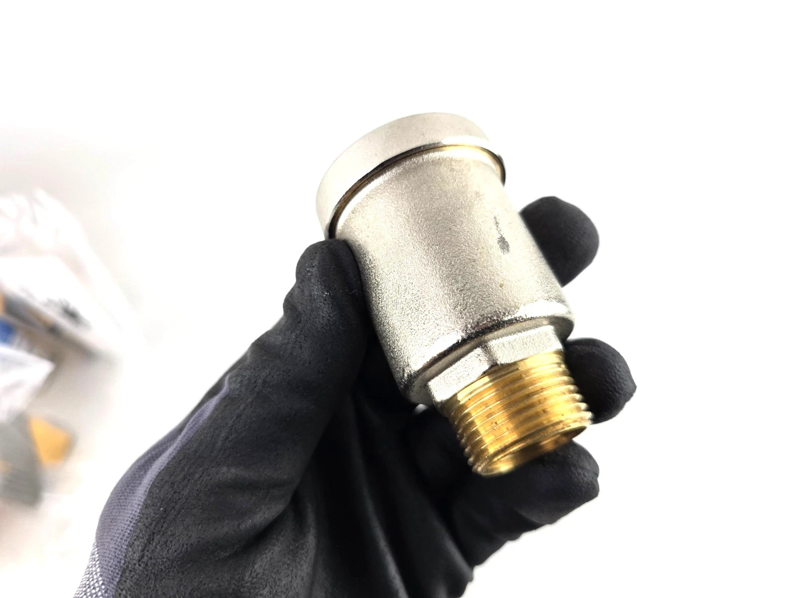Taco 418 Hy-Vent 1/2″ Female x 3/4″ Male Float Style Automatic Air Vent, 150 psi