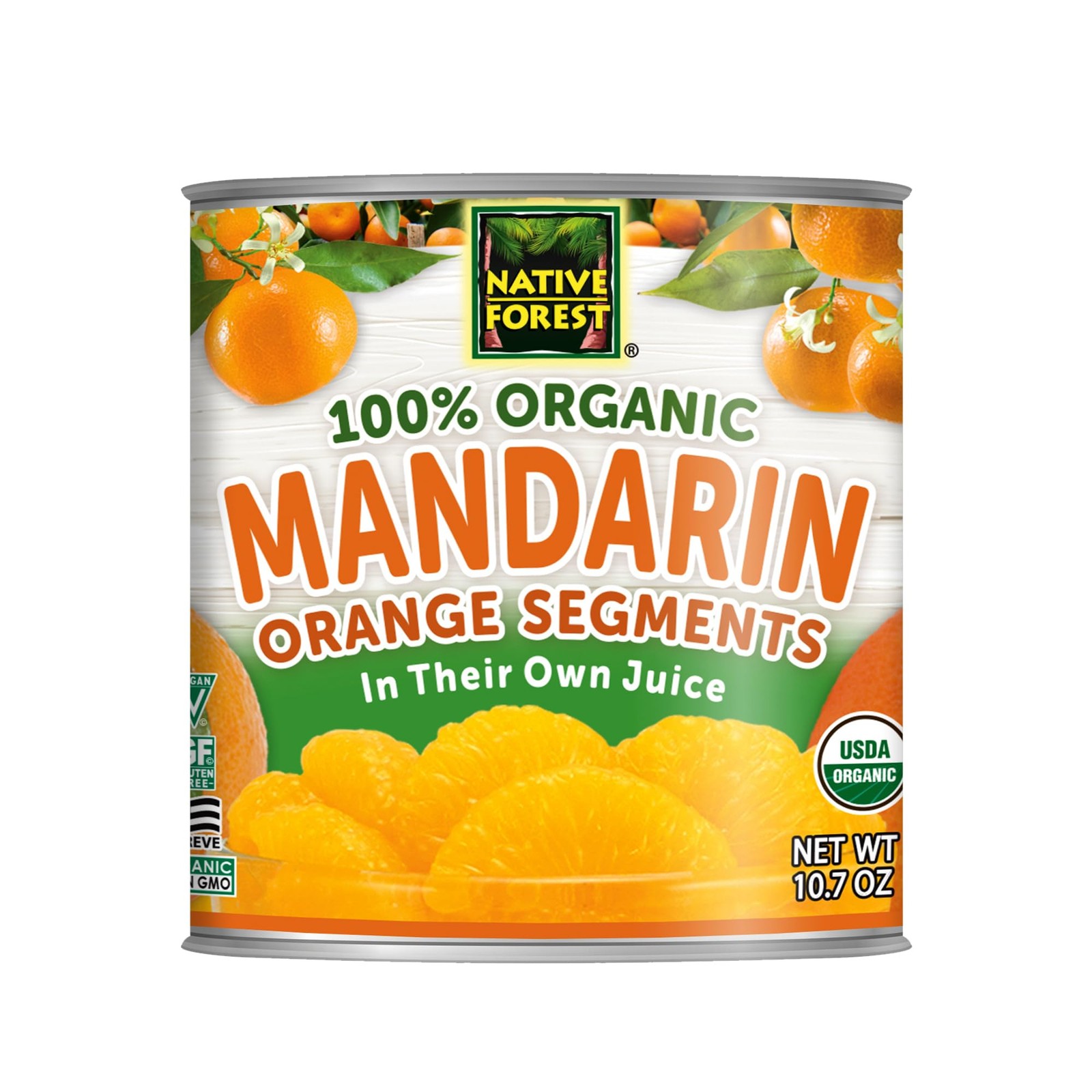 Organic Mandarin Oranges – 10.7 Ounce (Pack of 6)
