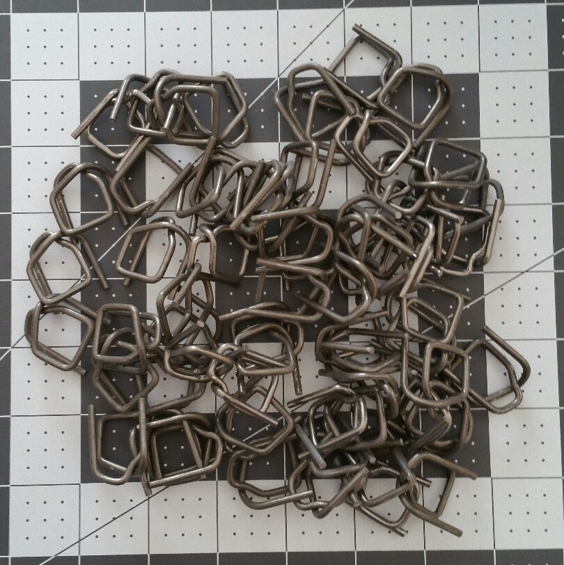 Steel Wire Buckles for 1/2″ Polypropylene Strapping – 60 pieces