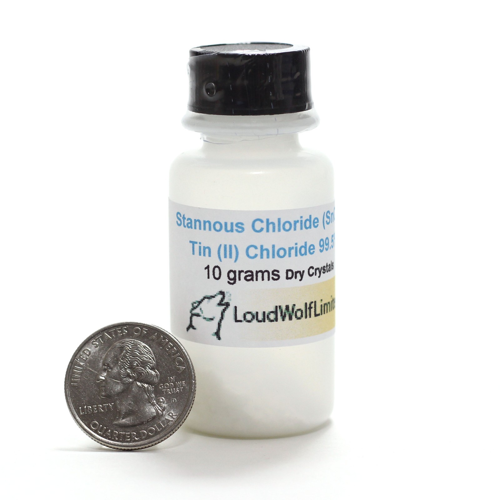 Stannous Chloride, 10g, Add Water to Mix Your Own Gold Test Solution FROM USA