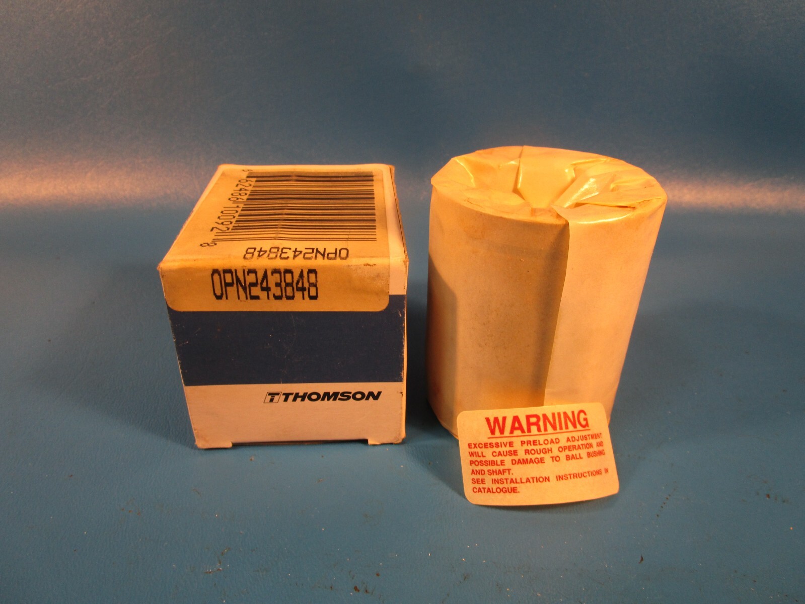 THOMSON OPN 243848, Precision, Steel Ball Bushing Bearing, 1.500 in, Open