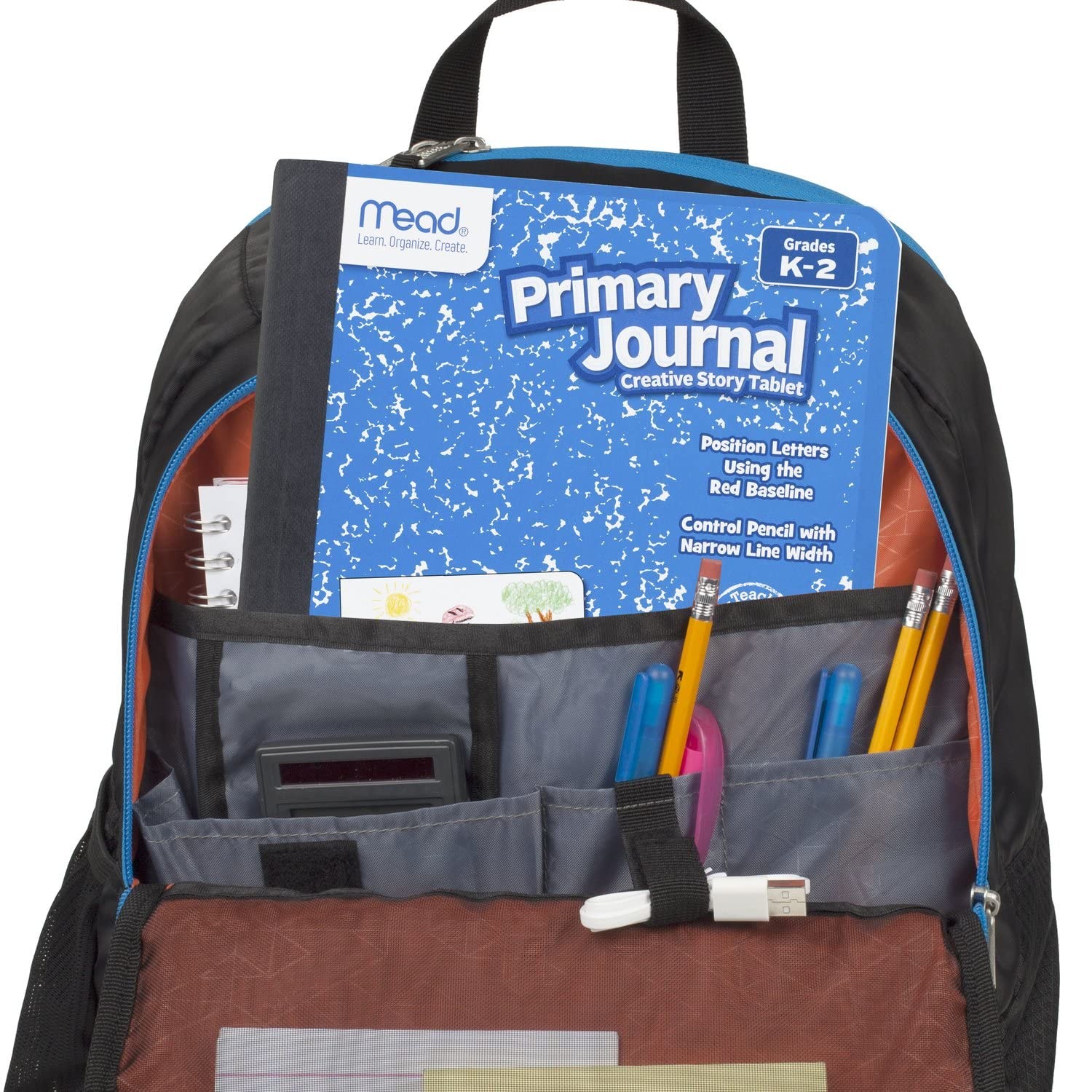 Mead Primary Journal Creative Story Tablet Composition Notebook, 1 Pack, Blue