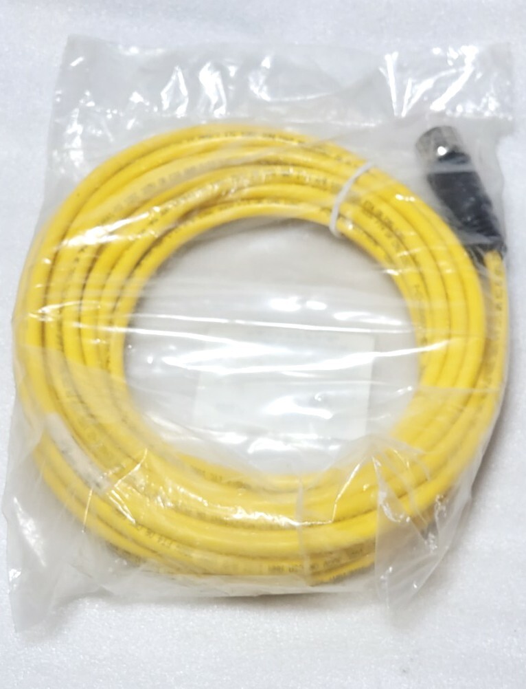 TURCK CKCM 12-7-10 CORDSET 12 PIN M23 FEMALE STR 10M PVC YE 18AWG 300VAC/DC, New
