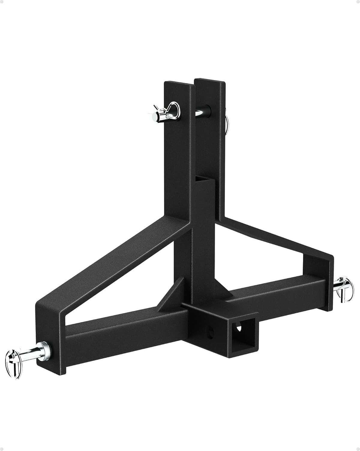 Two Inch Receiver 3 Point Trailer Hitch Adapter Designed For Category One Tracto