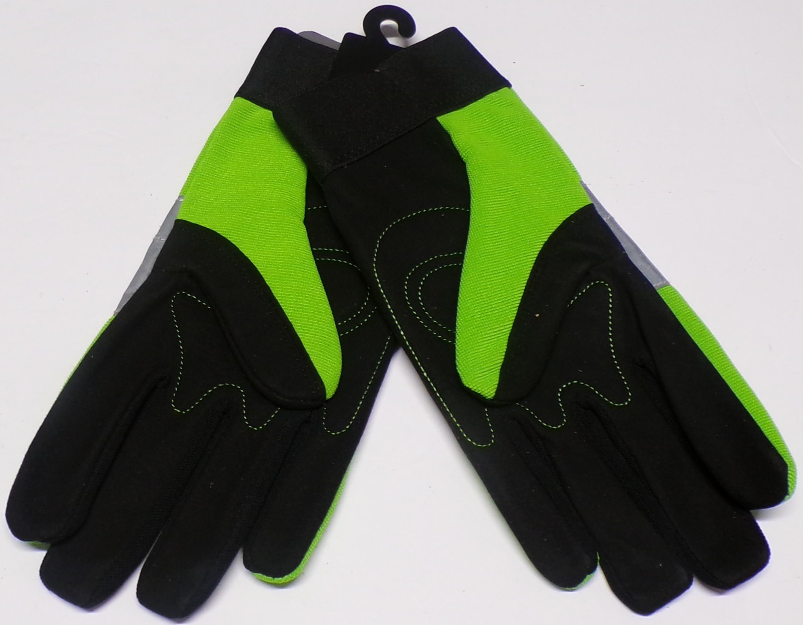 CAT High-Visibility Padded Palm Utility Gloves Synthetic Leather Size L/9