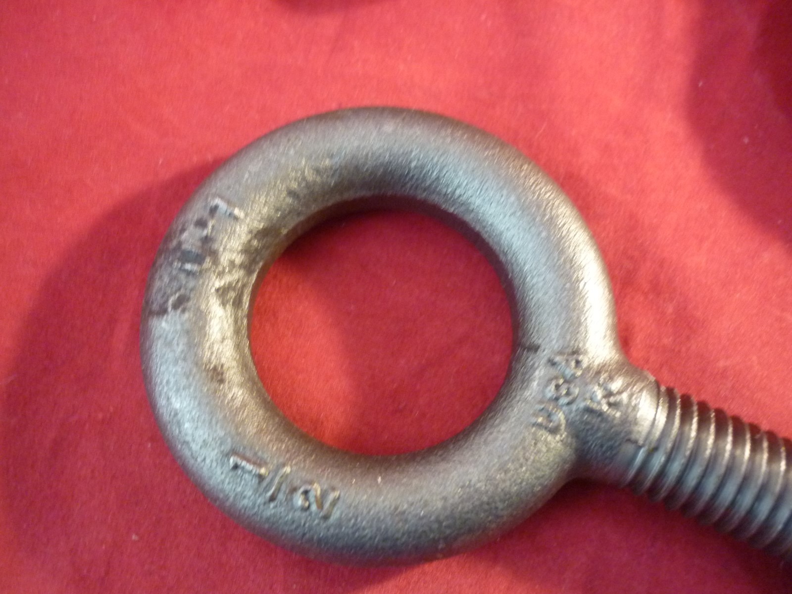 6 PIECES 1/2″ X 13 LIFTING EYE BOLTS WITH NUTS MADE IN USA