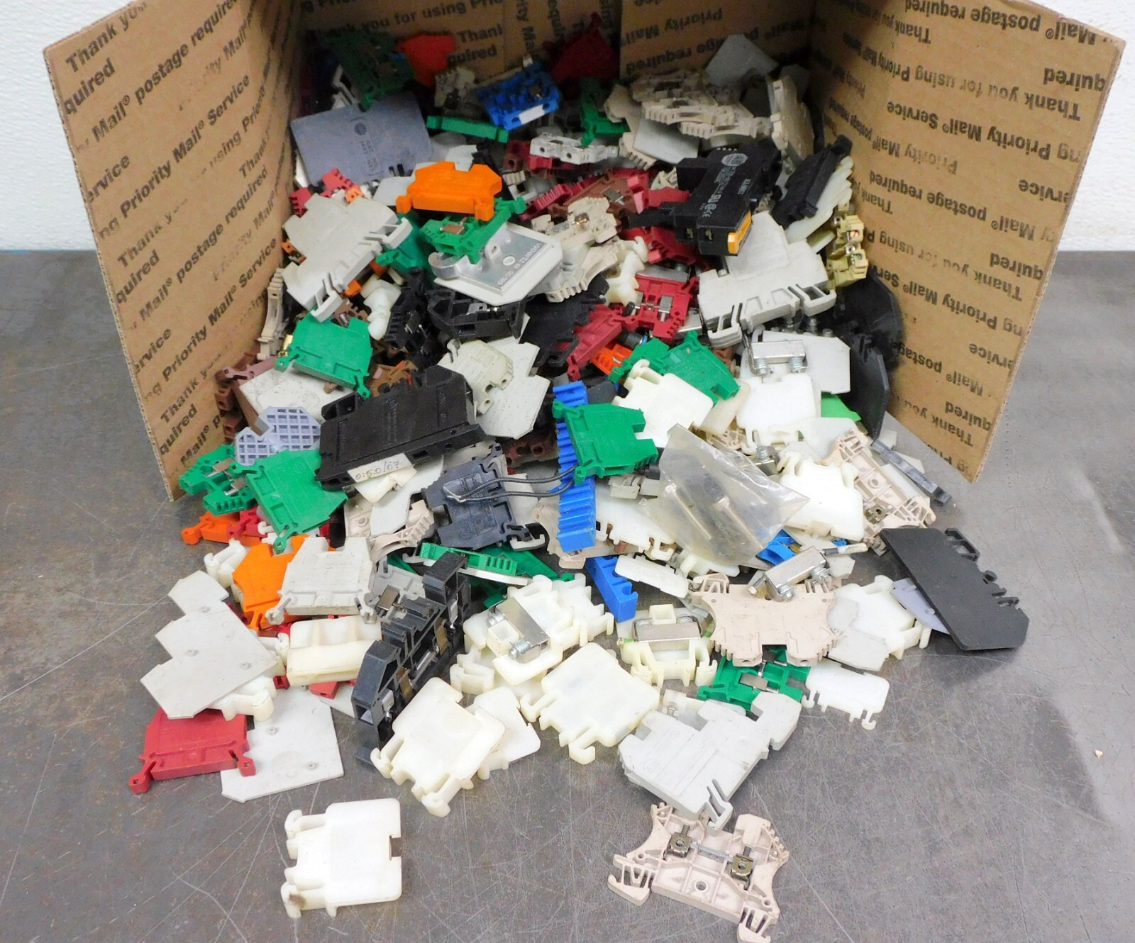 Allen Bradley,Weidmuller & Square D End Plate Terminal Block Lot of 6.8 lbs