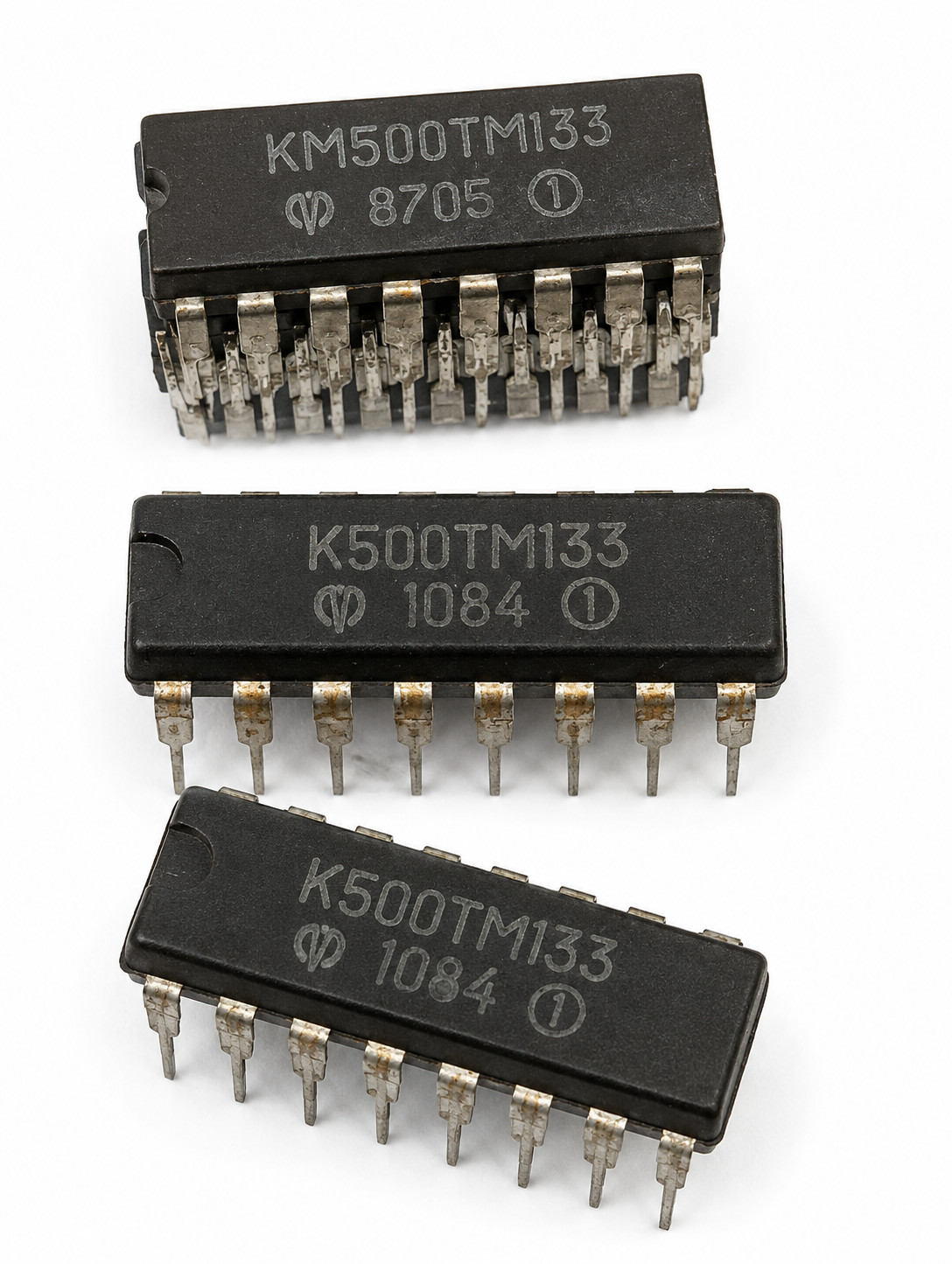 K500TM133 Quad D Latch ECL IC MC10133 DIP-16 NOS Vintage Soviet