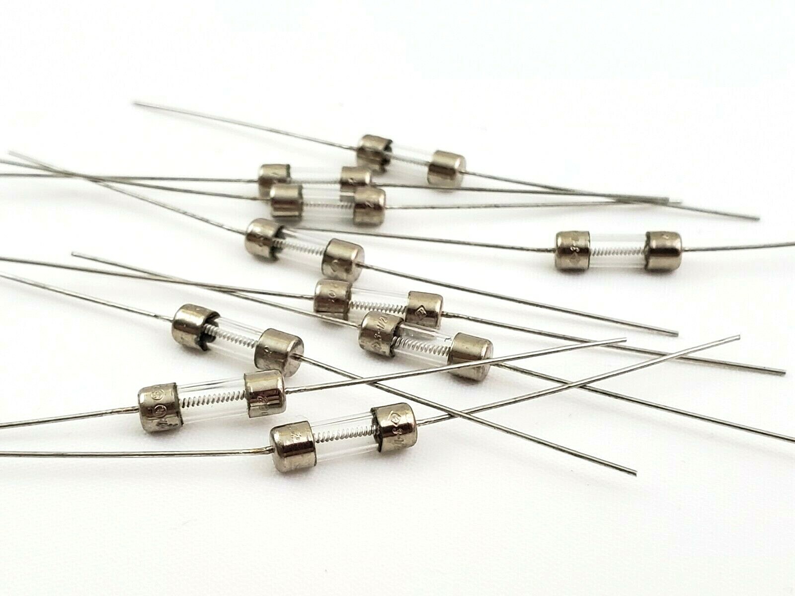 Box of 100 Littelfuse 2AG 3.5 Amp 250V Pigtail Glass Fuses 5×15 mm Slow Blow