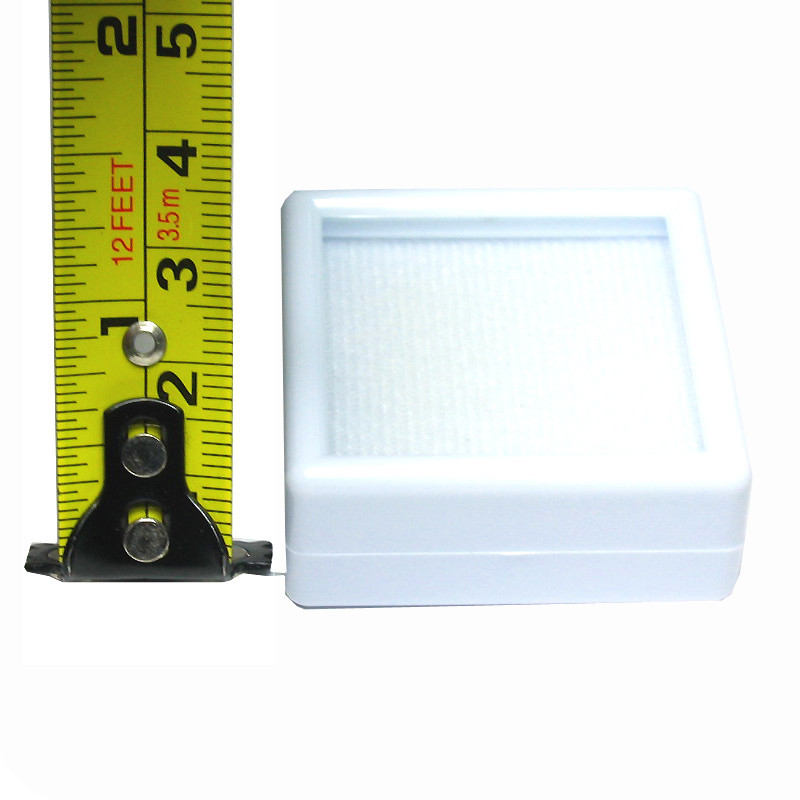 QUALITY 20 PC OF TOP GLASS PLASTIC GEMSTONE JEWELRY DISPLAY JAR BOX WHITE 4×4 cm