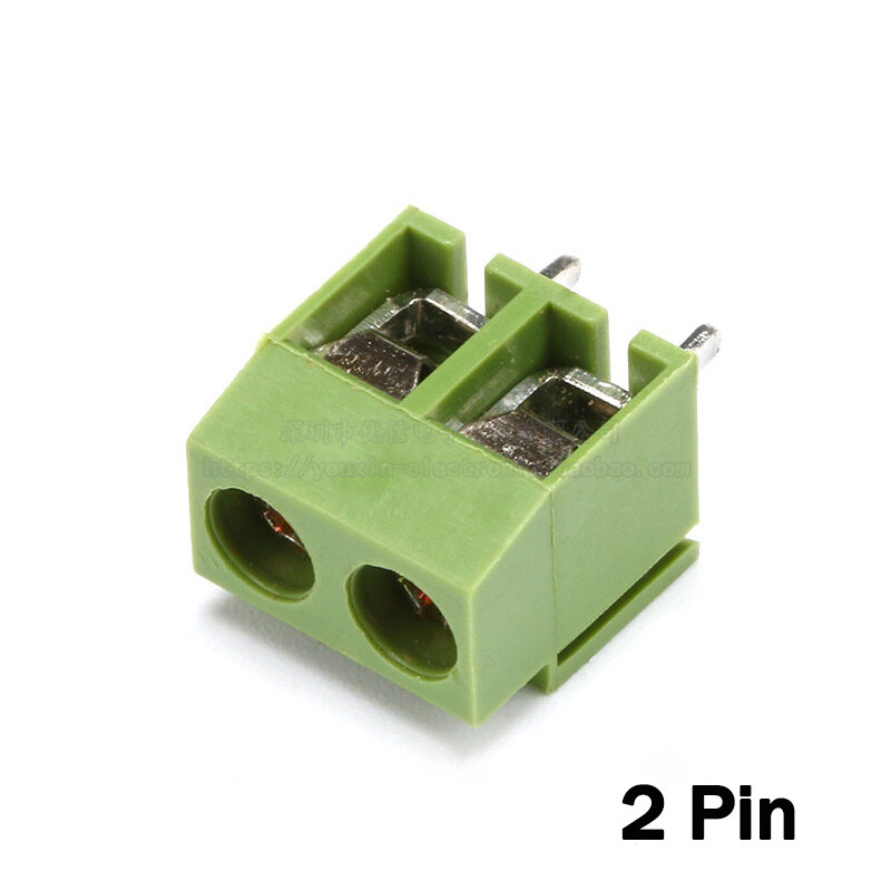2/3 Pin 5.0mm Pitch PCB Mount Screw Terminal Block Connector 250V/8A KF126