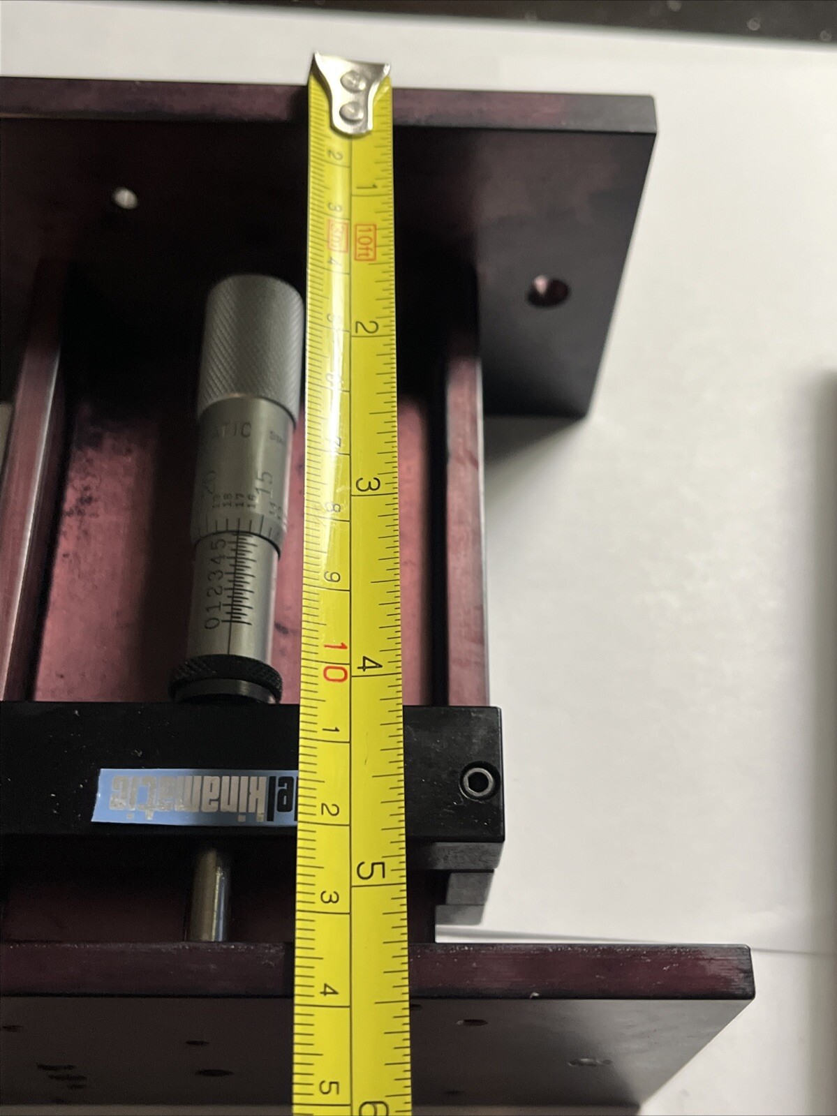 LOT (3) ARDEL KINAMATIC PRECISION LINEAR STAGE STARRETT MICROMETERS