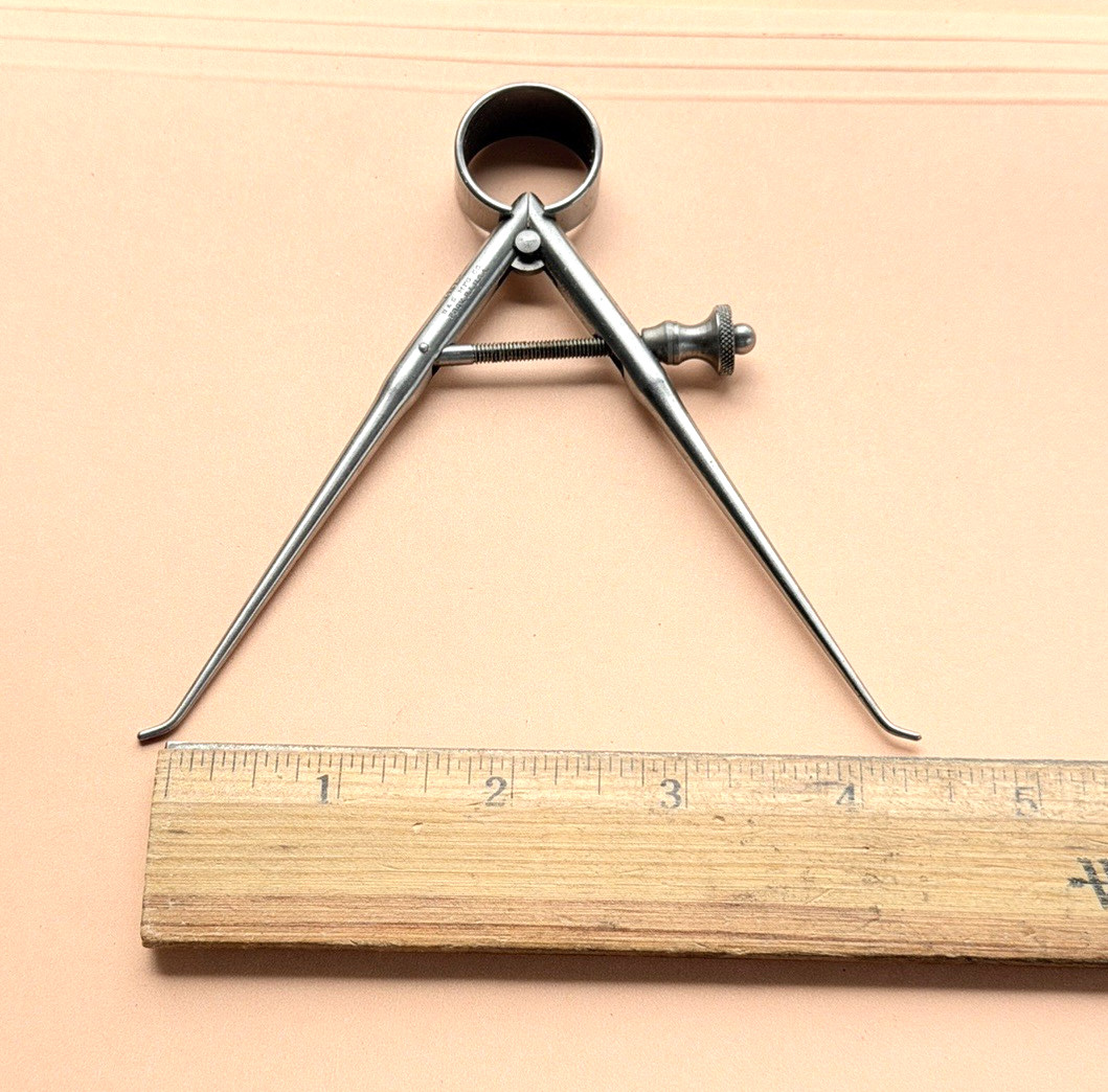 Brown & Sharpe Mfg. Co. No.802 Inside Calipers w/Round Legs; 4” Size & Capacity.