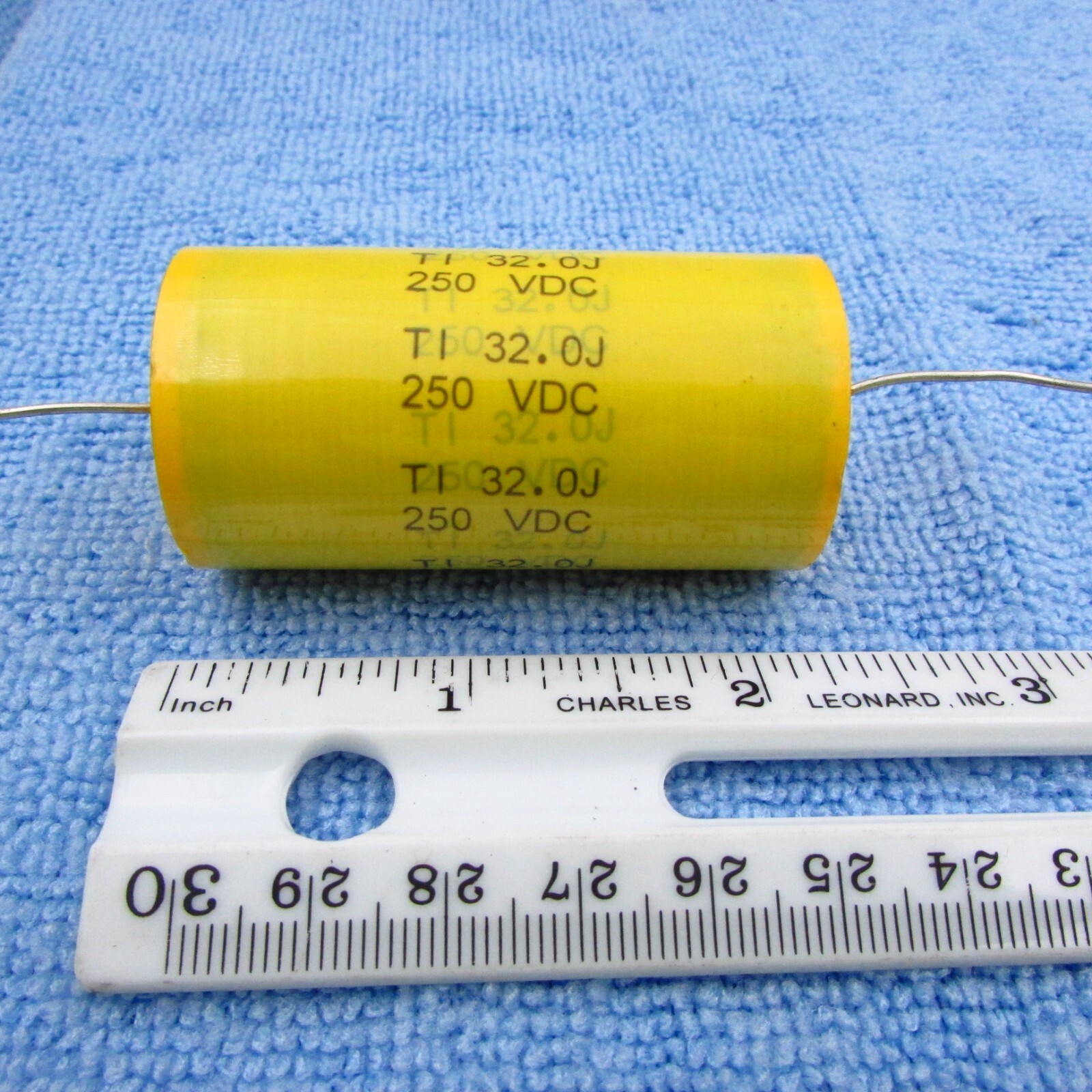 Qty 1 32uF 250V Axial Film Speaker Crossover Subwoofer TMEF Capacitor