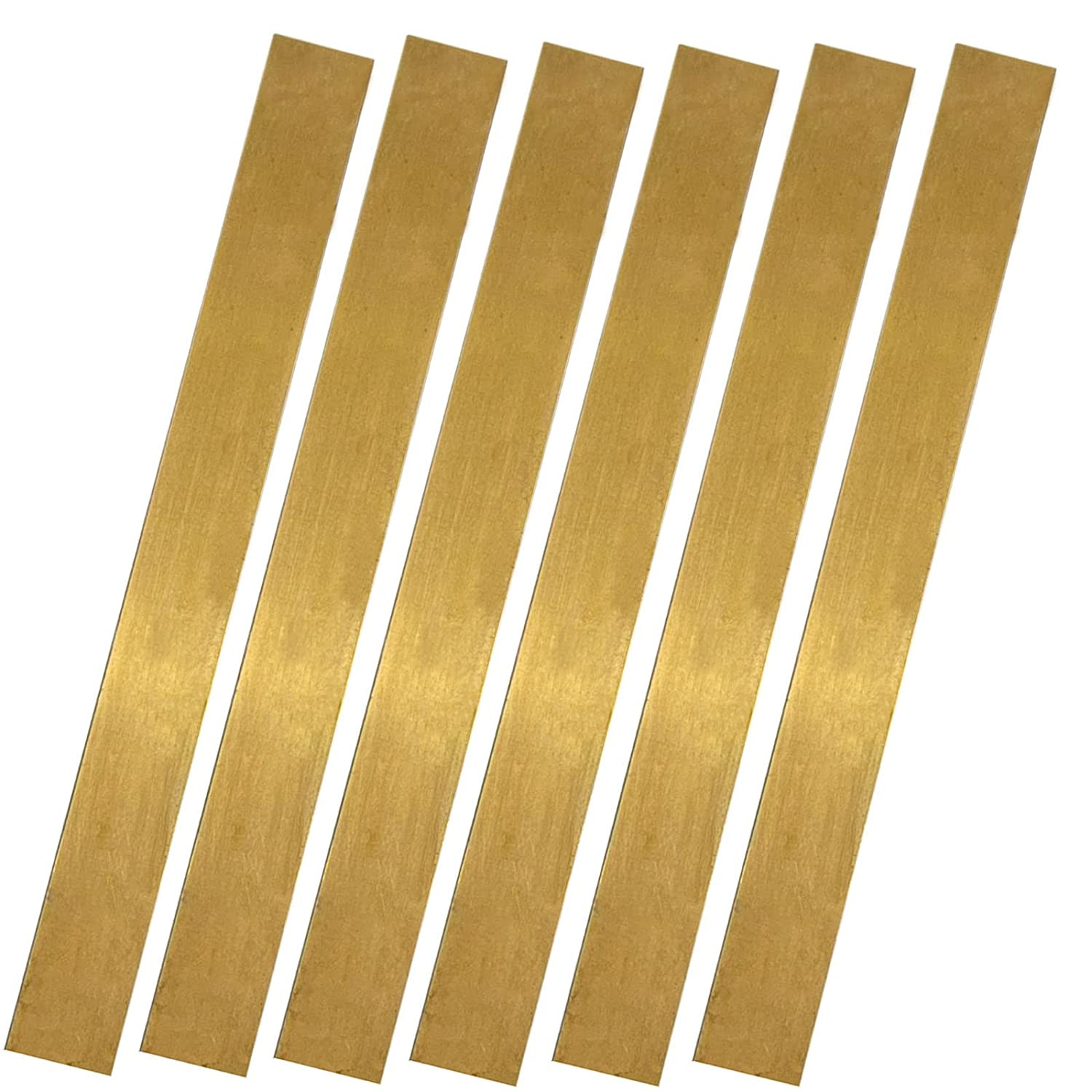 Brass Strip, Brass Shim Stock Assortment, 1″ Width X 6″ Length, 0.002″, 0.004…
