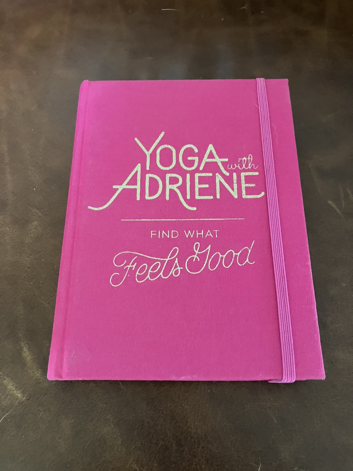 Yoga with Adriene FWFG Semikolon Grand Voyage /A5 Bound Linen Blank Book, Pink