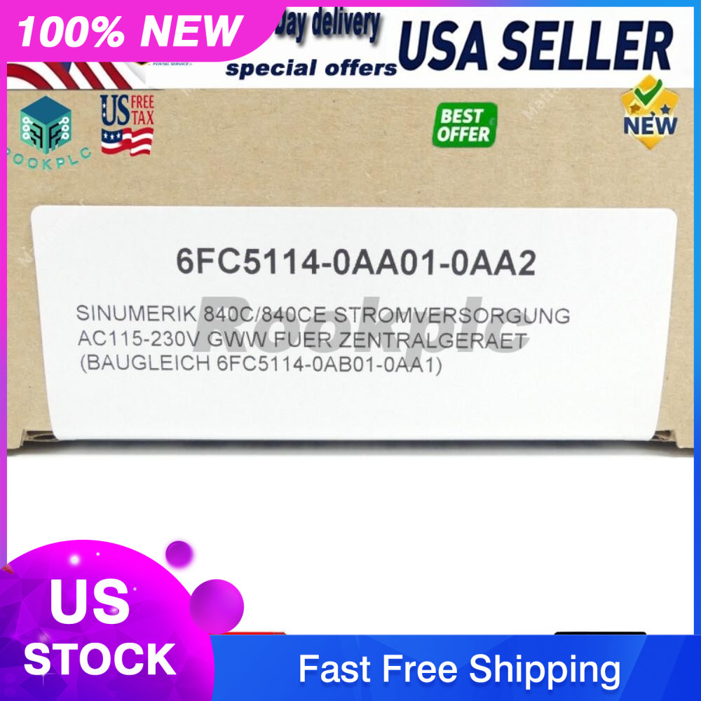 New Siemens 6FC5114-0AA01-0AA2 6FC51 14-0AA01-0AA2 840C/840CE POWER SUPPLY