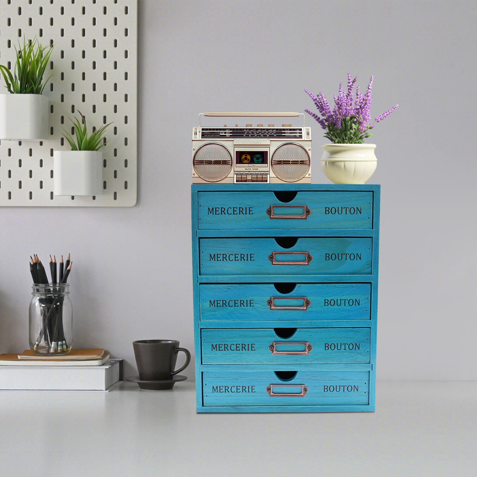 New 5-Tier Drawer Cabinet | Desktop Organizer Box | File Drawer Organizer SALE
