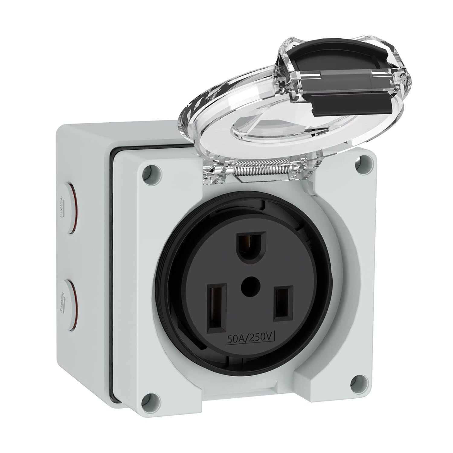 50Amp Power Outlet Box Receptacle Outdoor Dustproof Weatherproof Generators