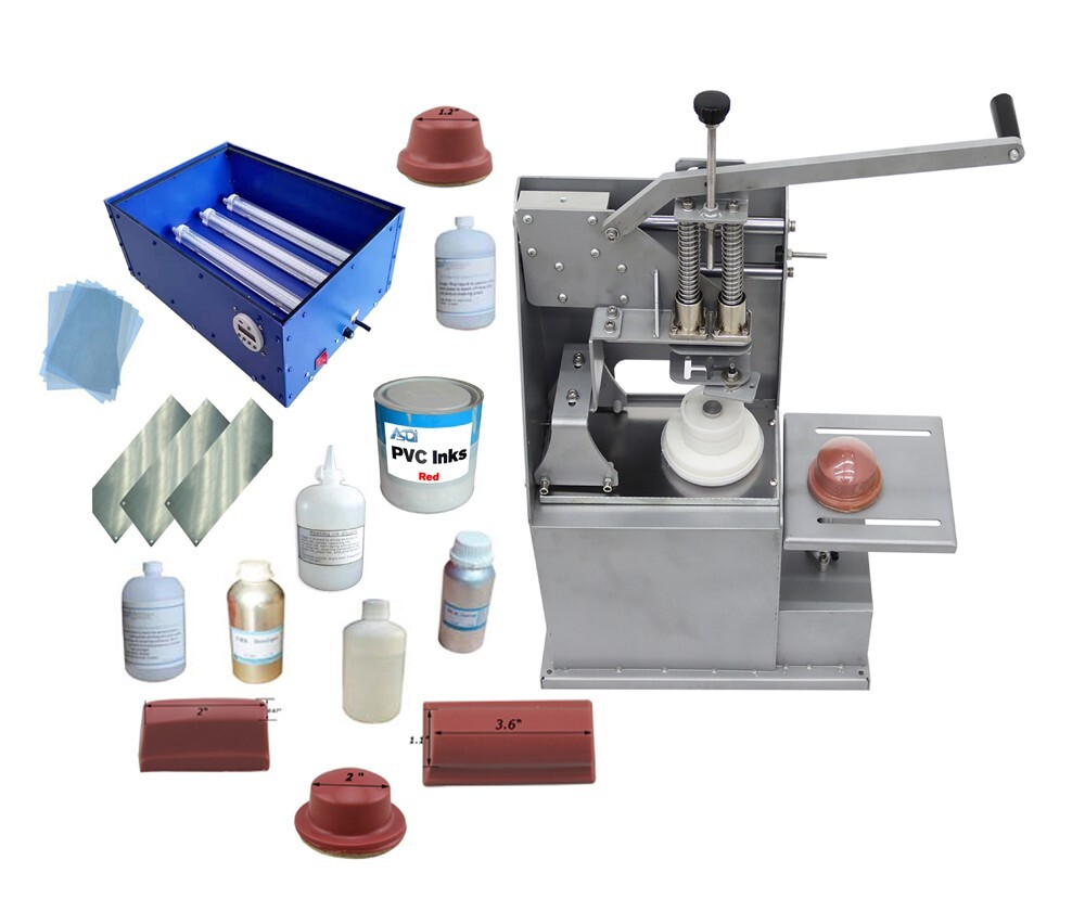 INTBUYING® Pad Printing Kit Manual Operate Pad Printing DIY for Pen,Ball etc.New