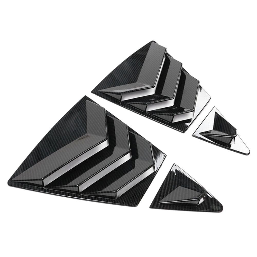Toyota Corolla 2020-2021 Window Louver Visors 4pc Carbon Fiber 224-0445