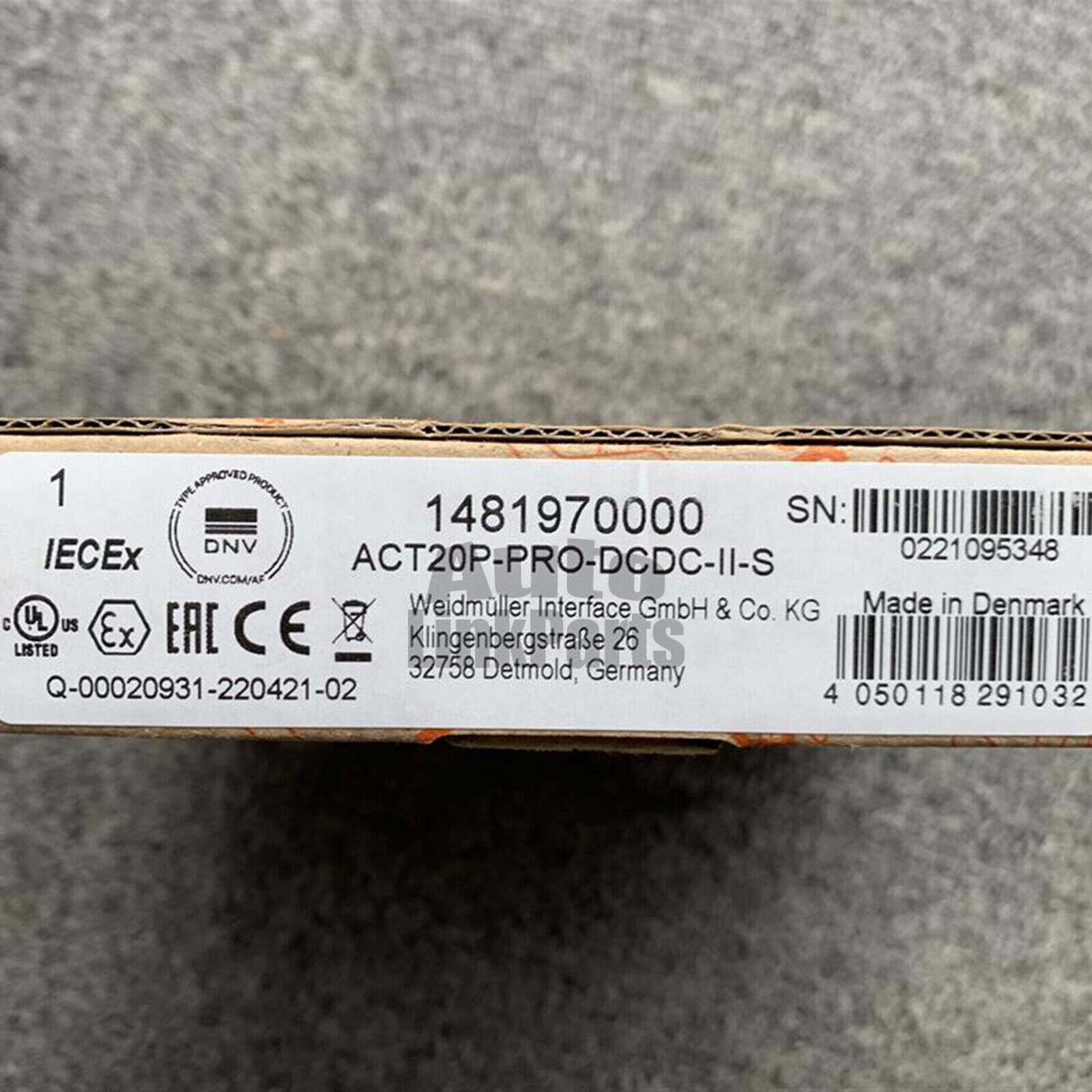 1PCS New For Weidmuller 1481970000 ACT20P-PRO-DCDC-II-S signal isolator