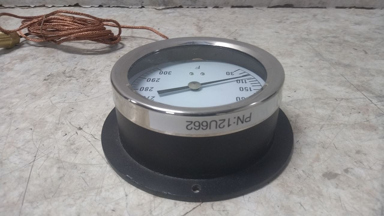 Brand Name 12U662 30 to 300 Degrees F Analog Panel Mount Thermometer