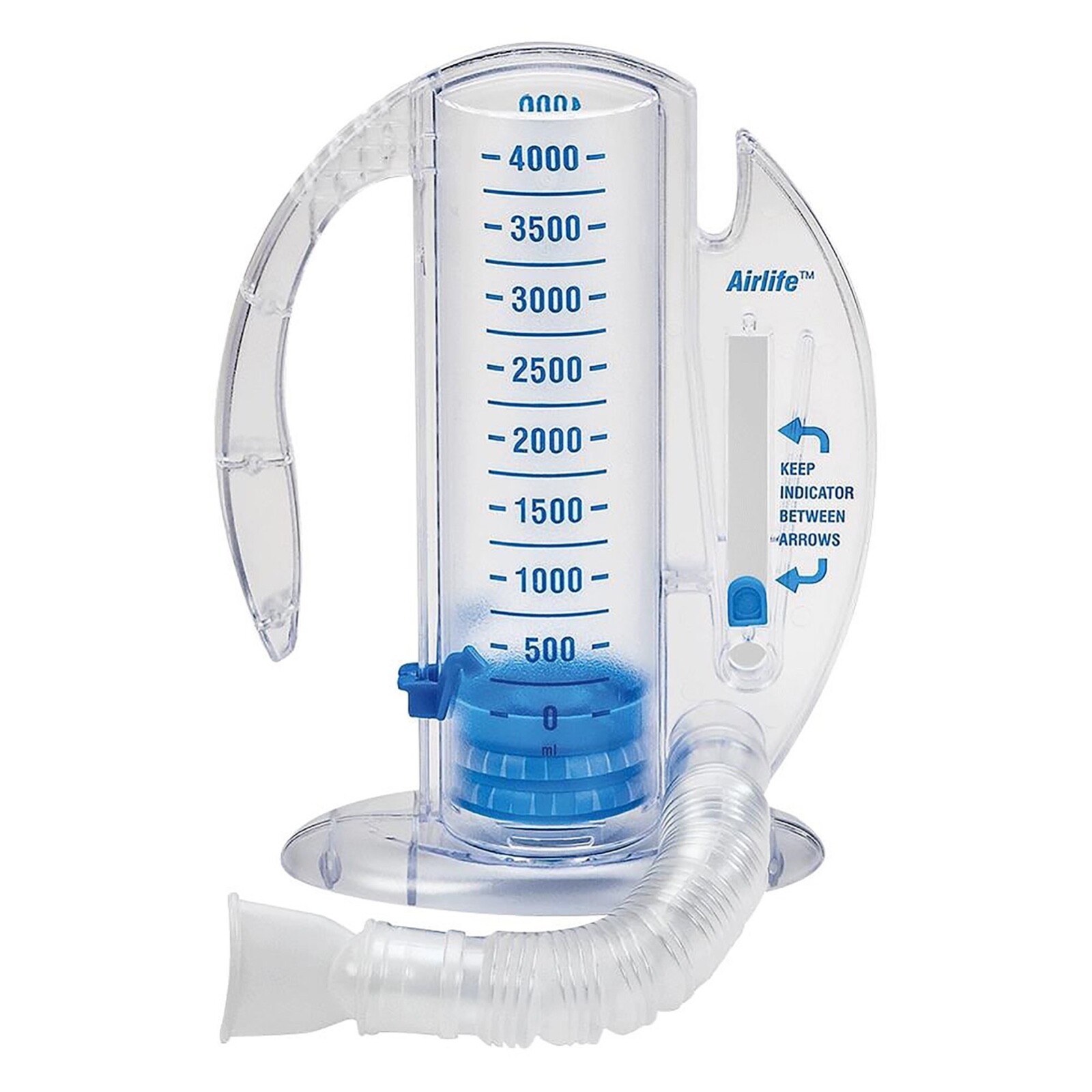 AirLife Volumetric Incentive Spirometer w/One-Way Valve 4000 mL, Case of 12