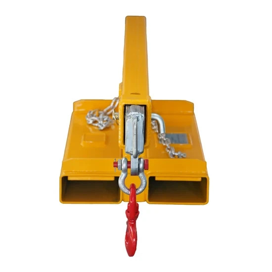 5500 lb Forklift Jib Boom Crane–78″ Extended Reach, Heavy Duty for Pallet Forks