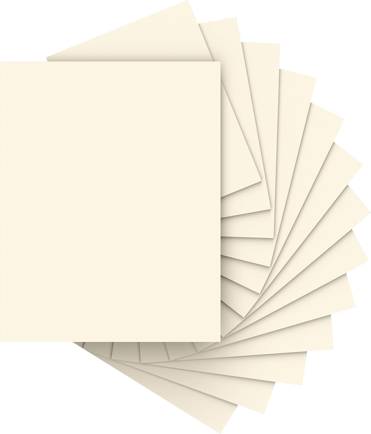 40 Sheets Cream Cardstock Paper 8.5 x 11, Ivory 8.5×11 IN-40 Sheets,