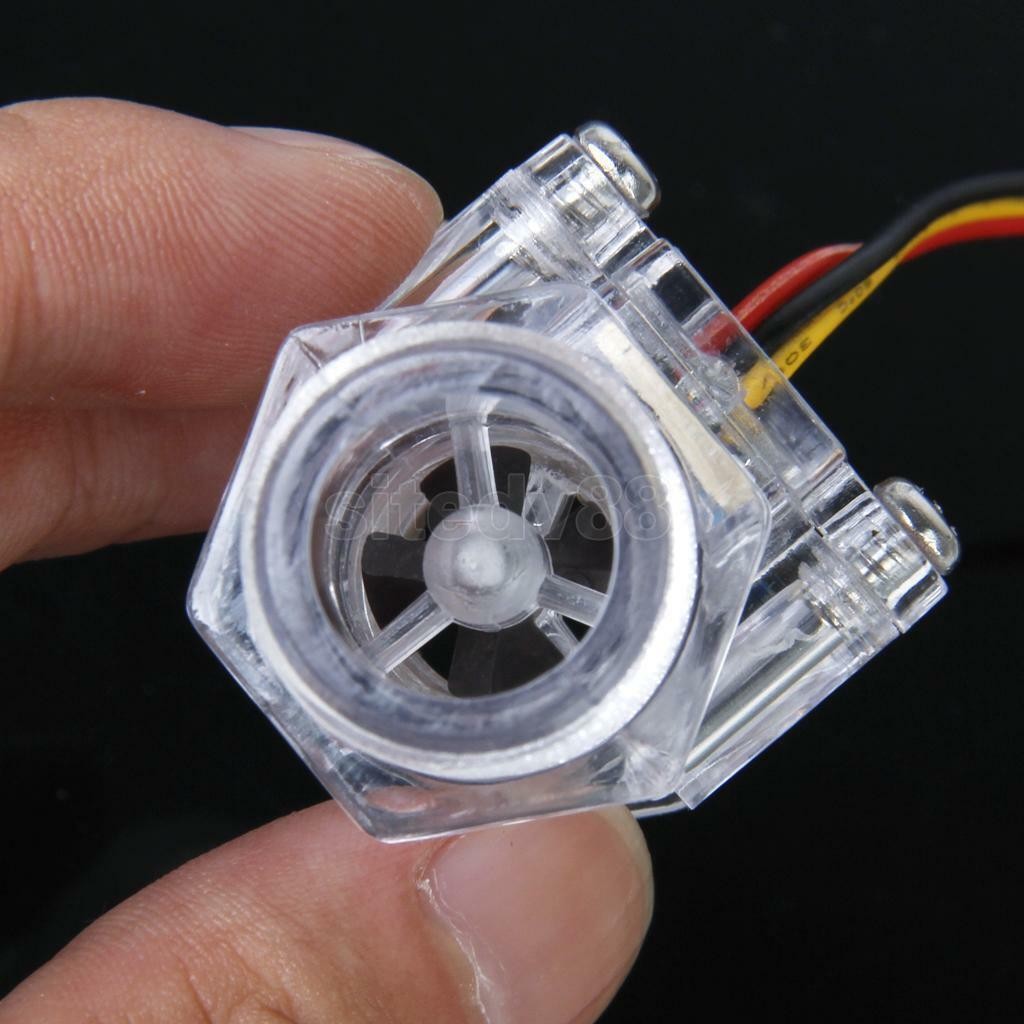 1-30L/min G1/2″ Water Flow Hall Sensor Switch Flow Meter Mini Flowmeter Counter