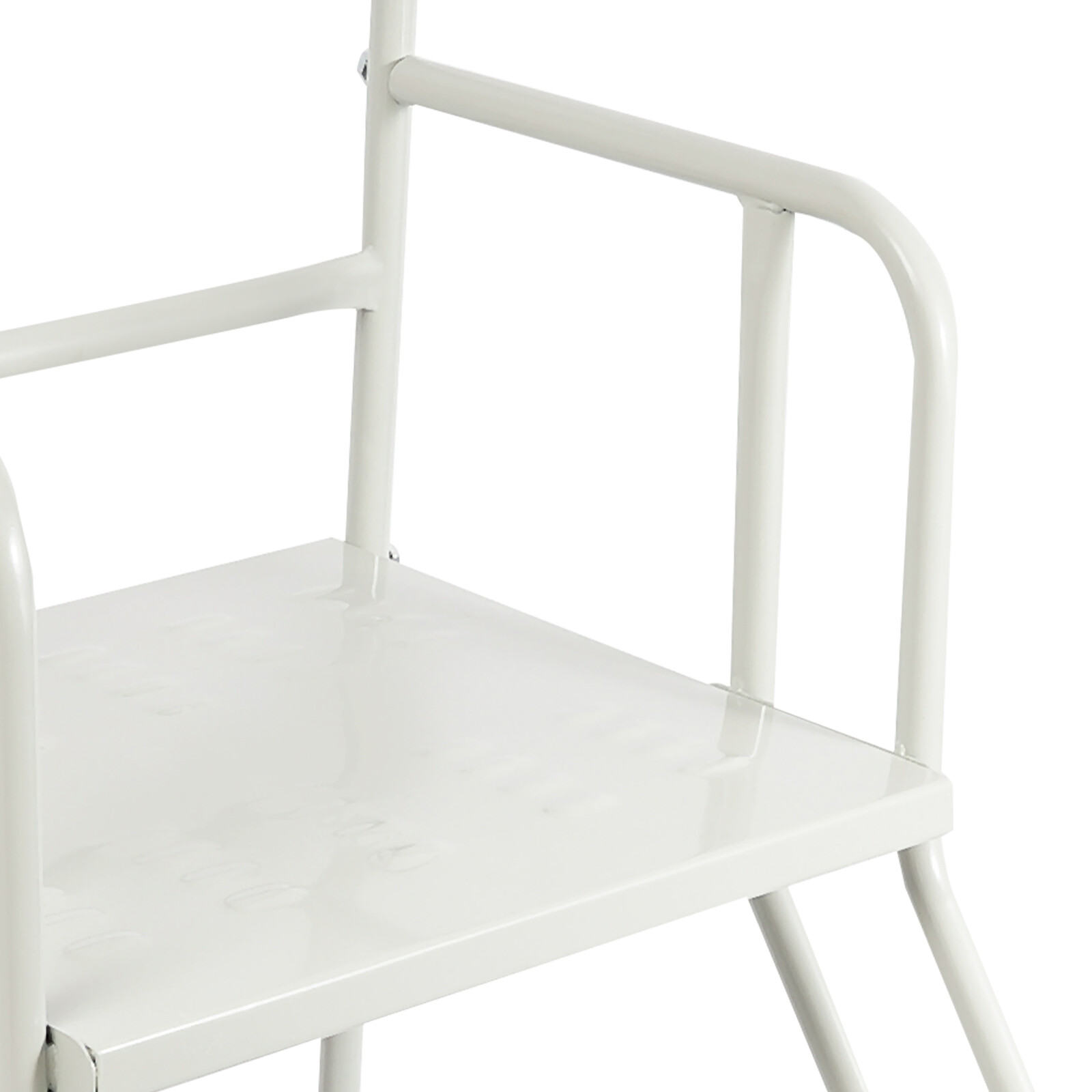 400kg 4 Step Rolling Stair Industrial & Warehouse Stair Ladder Floor Standing