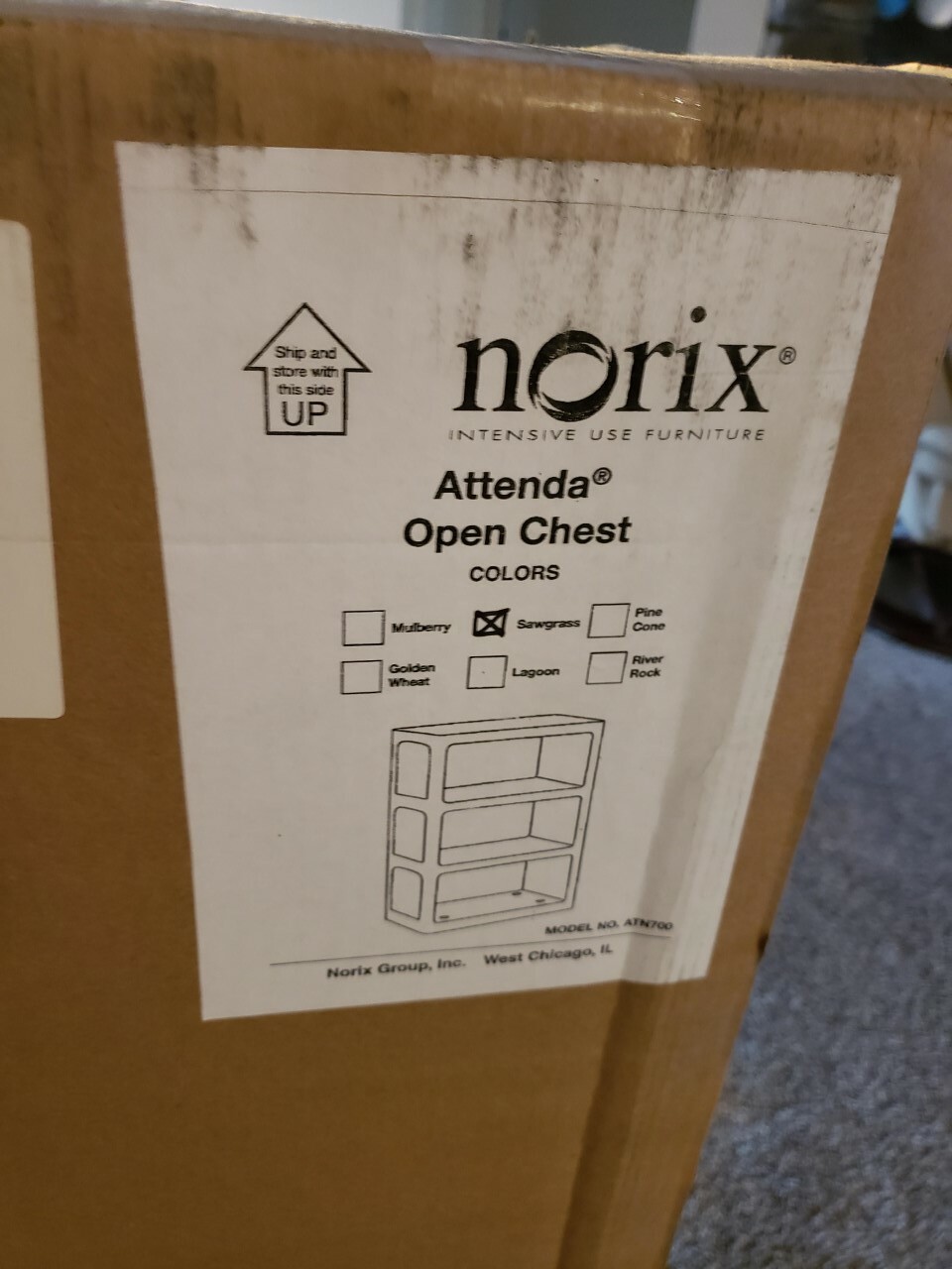 Norix Furniture ATN750 Open Chest Psychiatric Prison Behavioral $1279 RETAIL