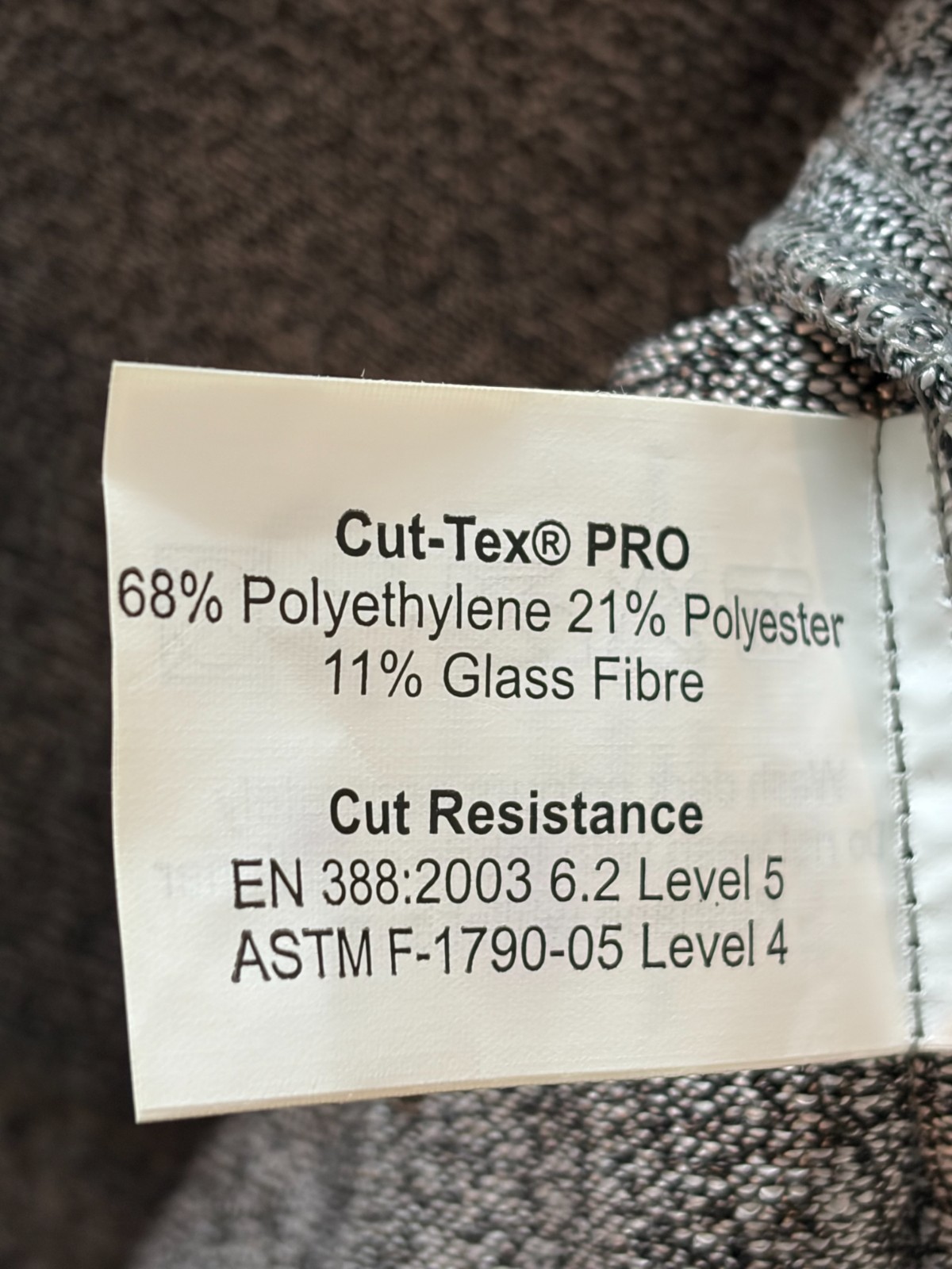 PPSS Cut-Tex PRO Cut Resistant Turtleneck Sweatshirt Men’s M PPE Security Safety