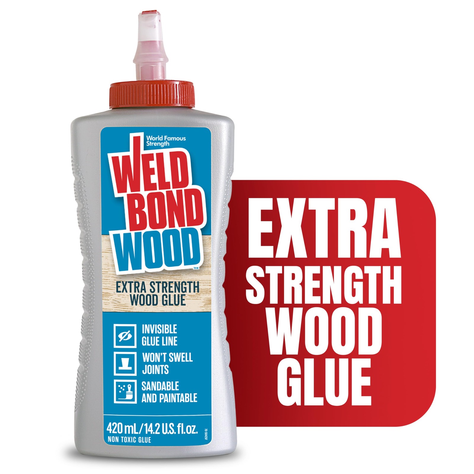 Extra Strength Wood Glue for Woodworking, Furniture Repair & DIY Projects – N…