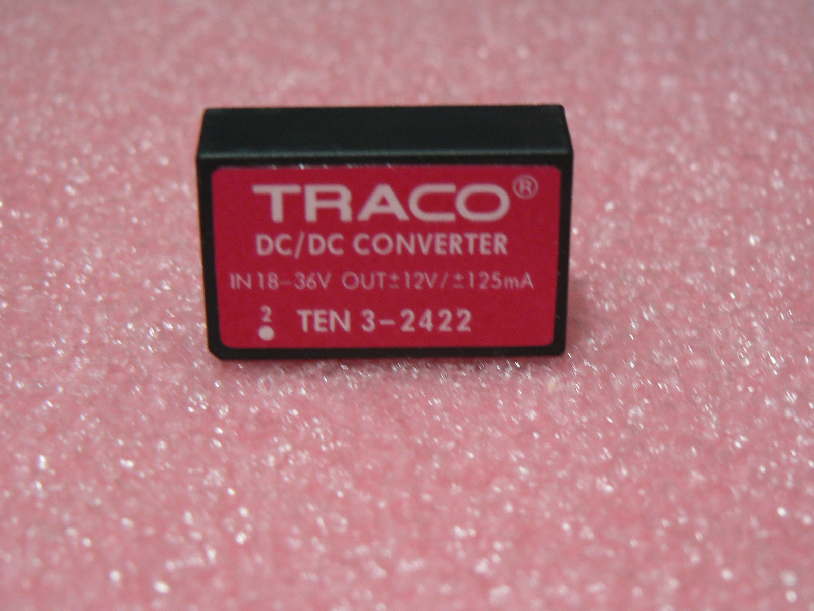 TRACO POWER TEN 3-2422 DC/DC CONVERTER 18-36V IN ±12V / ±125mA OUT «US SELLER»
