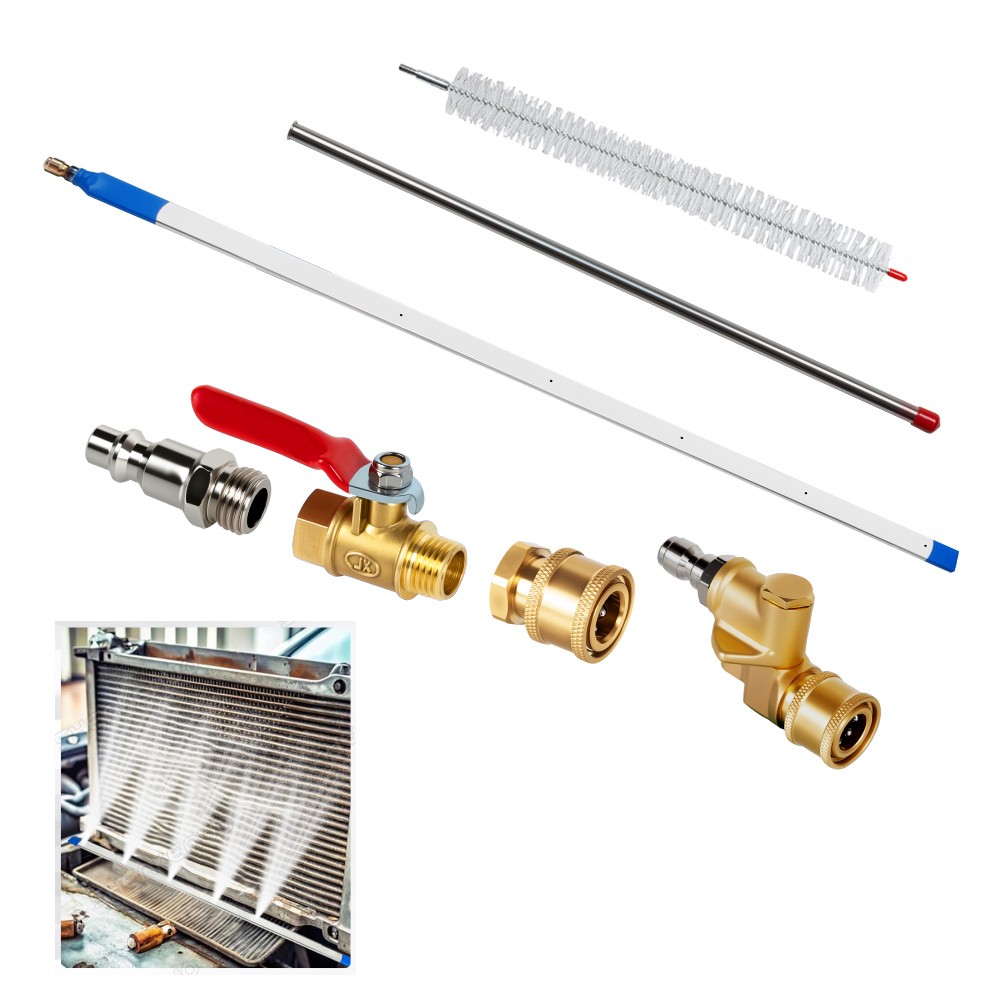 100cm 39″ Portable Radiator Cleaning Wand, Pressure Washer Radiator Wand for Car