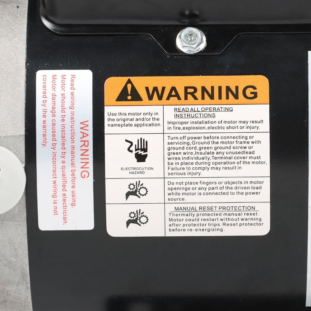 2 HP SPL Compressor Duty Electric Motor 3450 RPM 56 Frame 5/8″ Shaft 115/230 V