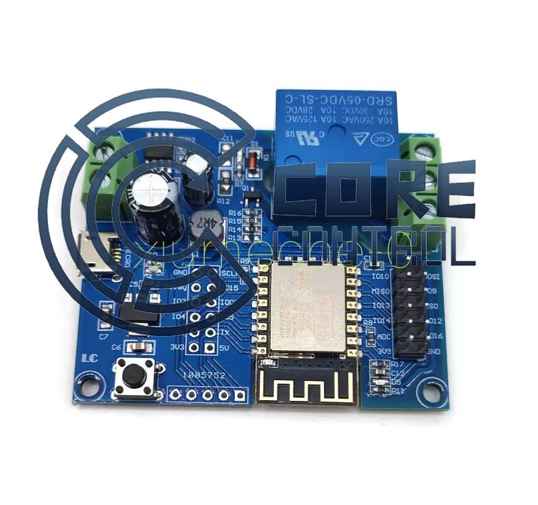 1PCS DC 5-80V Power Supply ESP8266 WIFI Relay Module ESP-12F Development Board