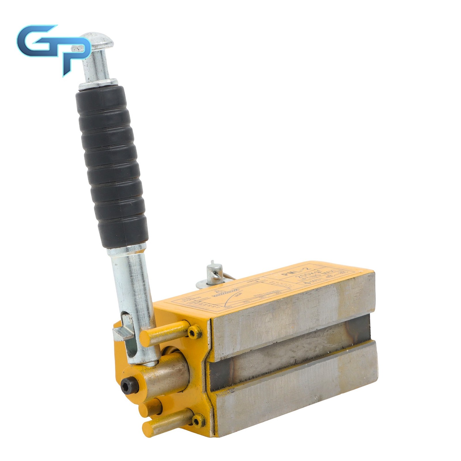 440lbs/200kg Permanent Magnetic Lifter 2.5 Safety Factor Yellow Lifting Magnet